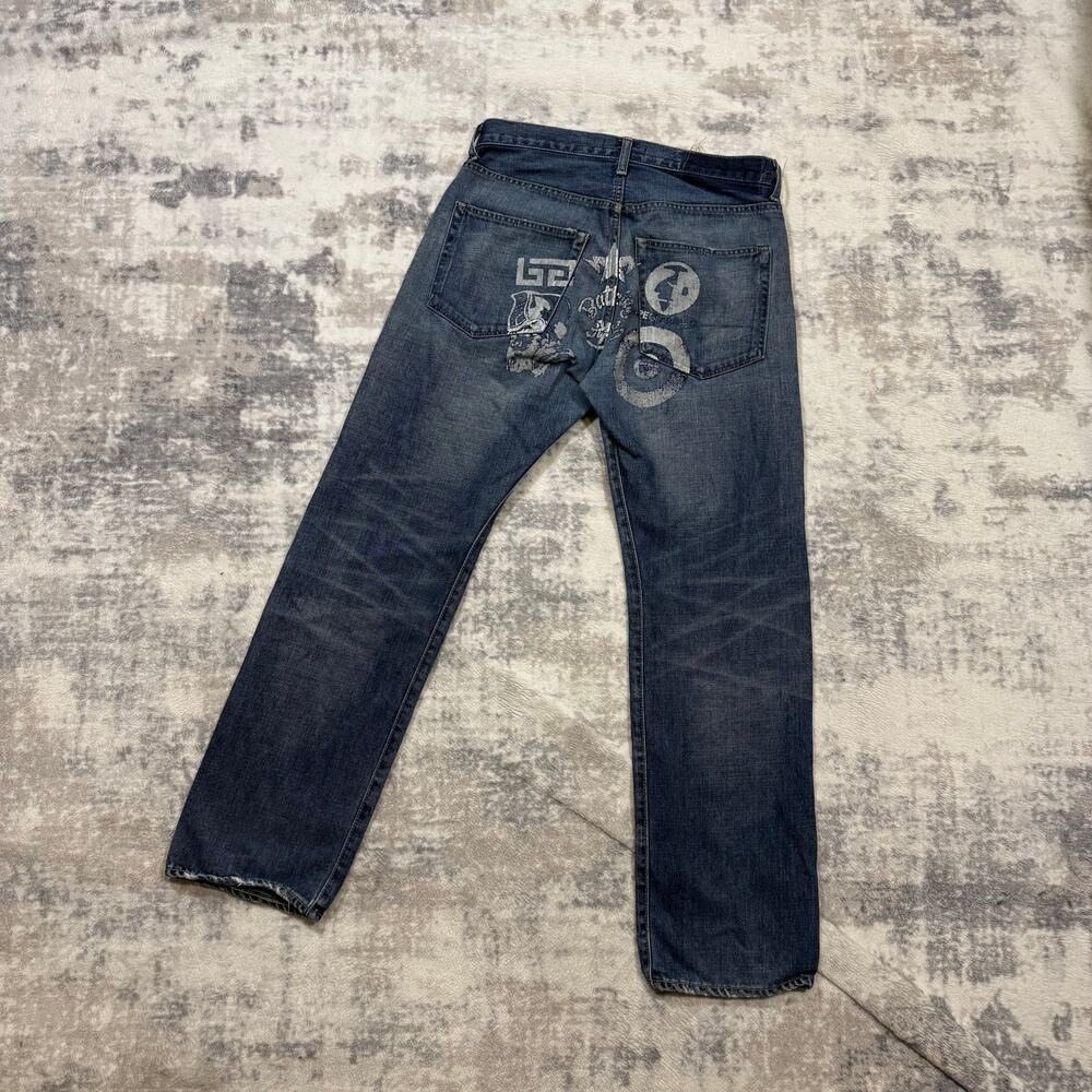 Authentic Bape 2000’s Multi Logo Jeans 30